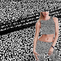 super poly dry fit lycra 73 polyester 27spandex sportswear cheetah printed metallic fabric wholesale